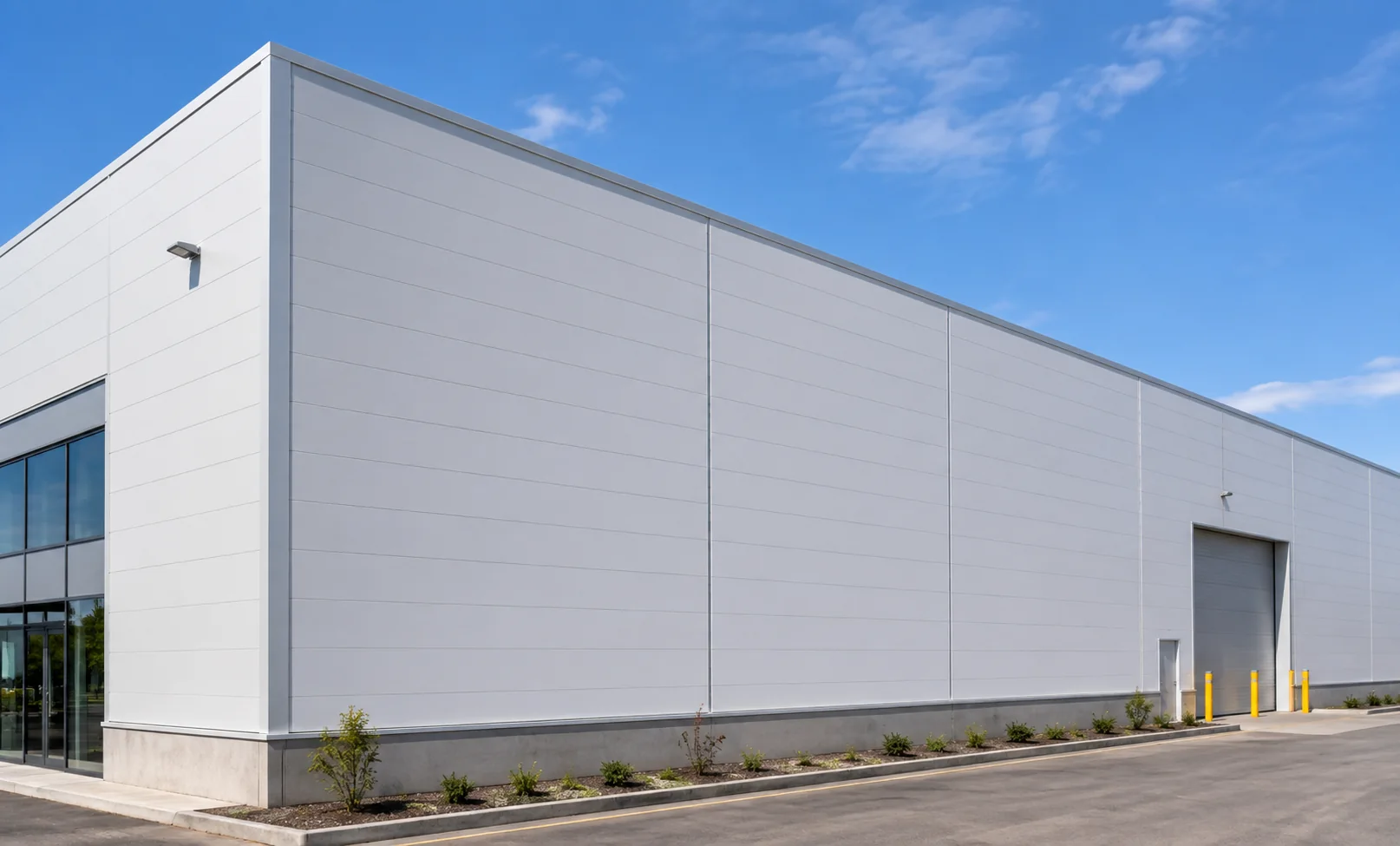 SuperWall — aplicación del sistema Metecno