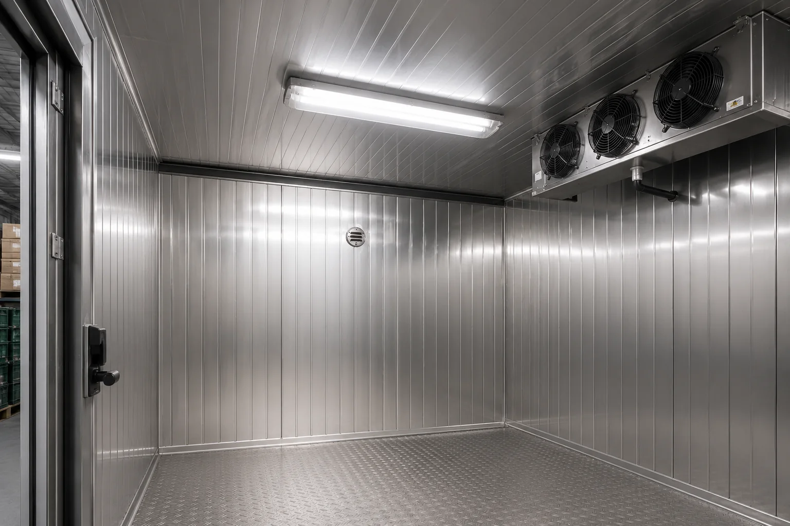 SuperWall Inox/Inox — aplicación del sistema Metecno